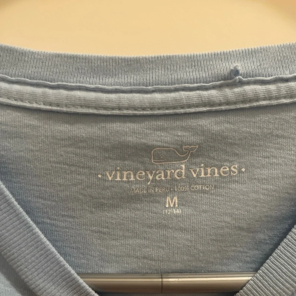 Vineyard Vines Long Sleeve Dog Party Animal Graphic T-Shirt Youth Size Md 12-14